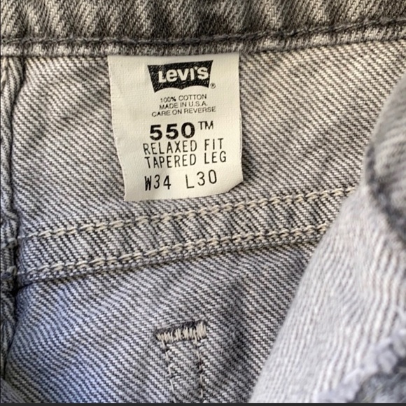 90s Levi’s Highwaisted relaxed Orange Tab 550 jeans - Picture 1 of 4